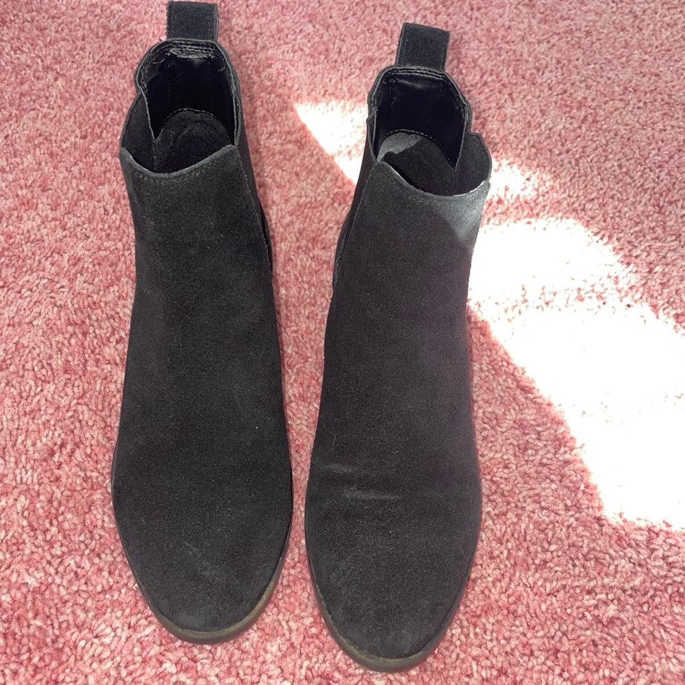 Steve Madden Black Ankle Booties